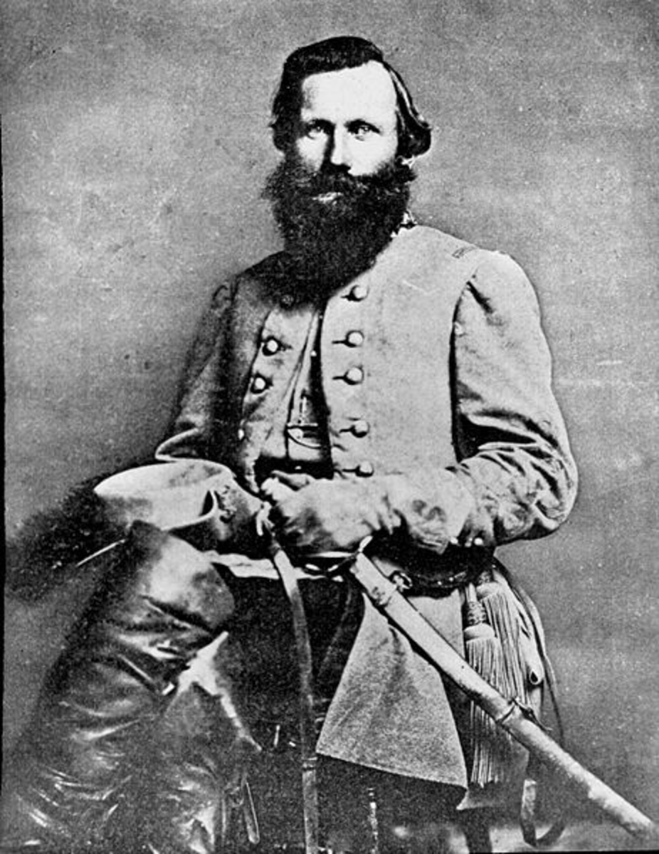 James Ewell Brown Stuart (1833-1864) Confederate States Army general during the American Civil War.
