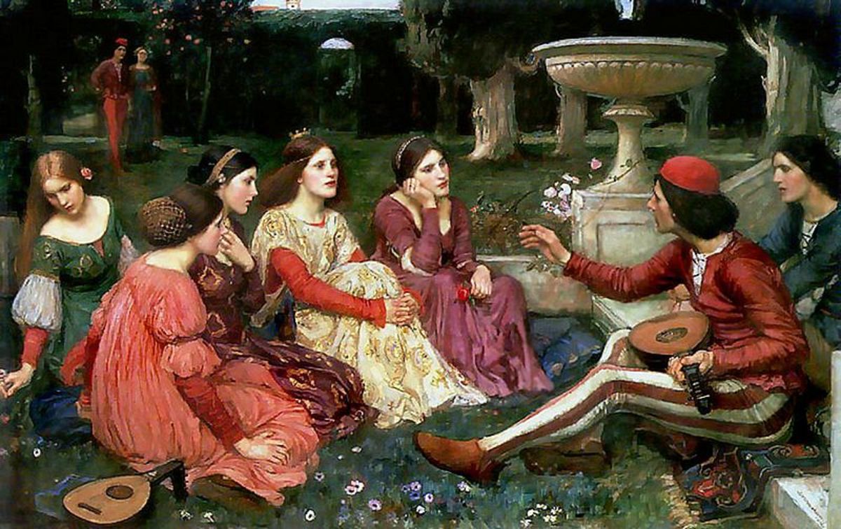 "A Tale from the Decameron" by John William Waterhouse