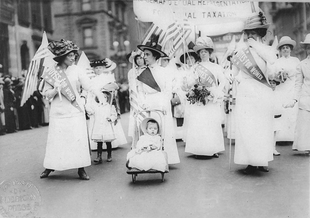 Feminist Suffrage Parade New York City 1912