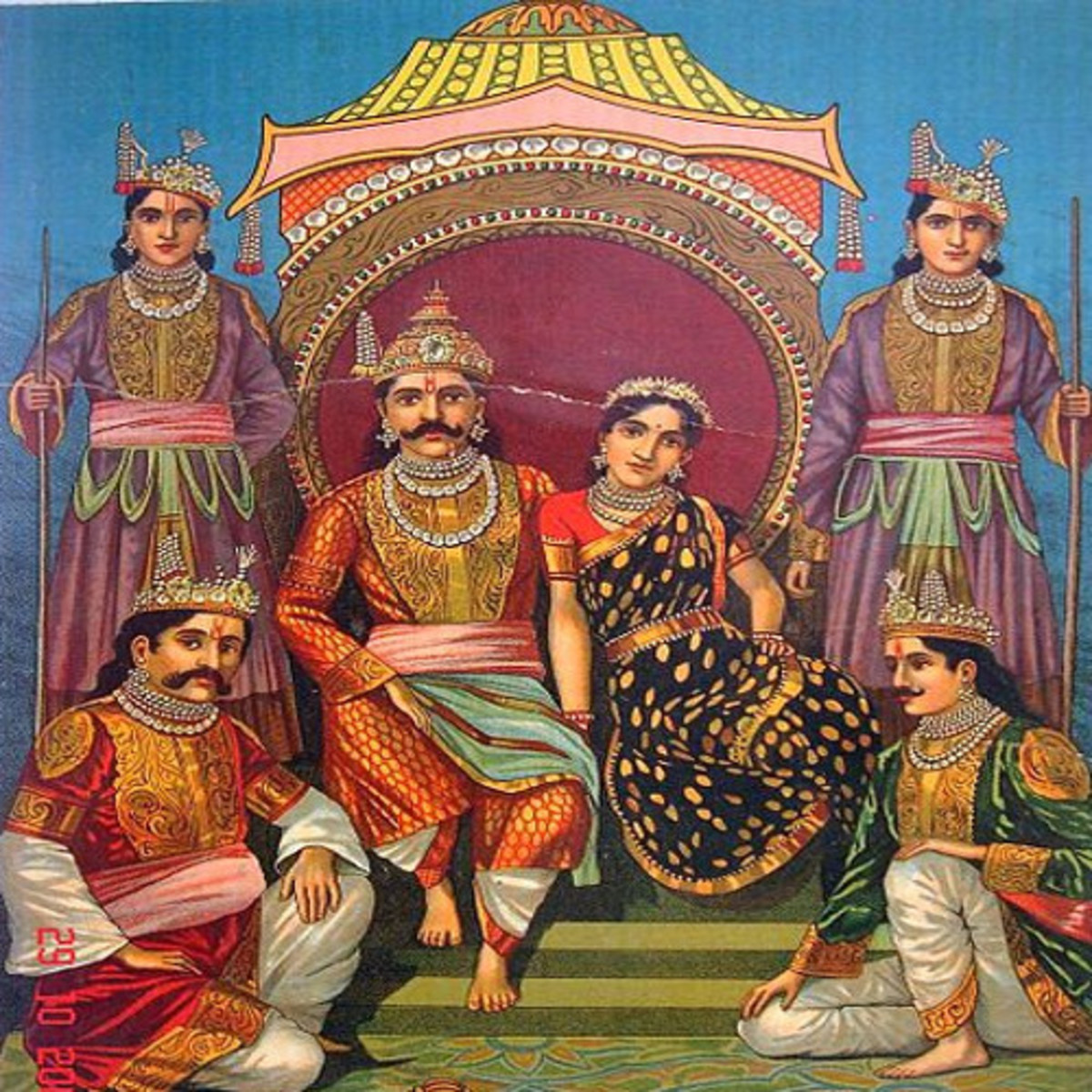 Pandavas and Draupadi