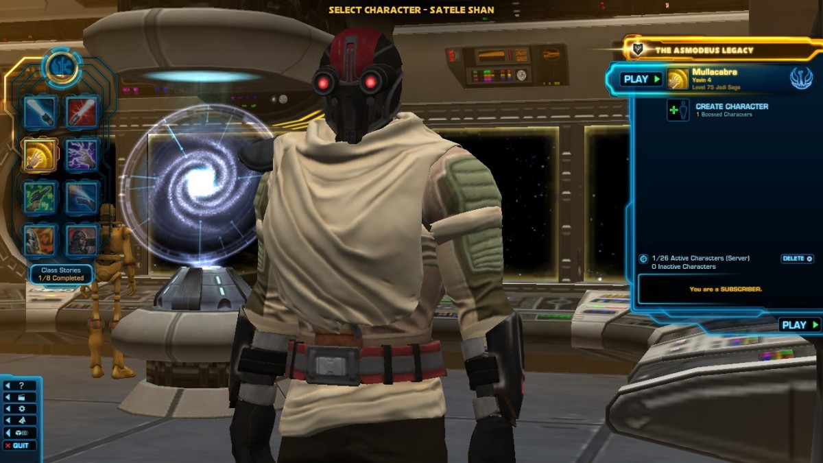 My cute little Jedi Sage in all his unabashed glory. 