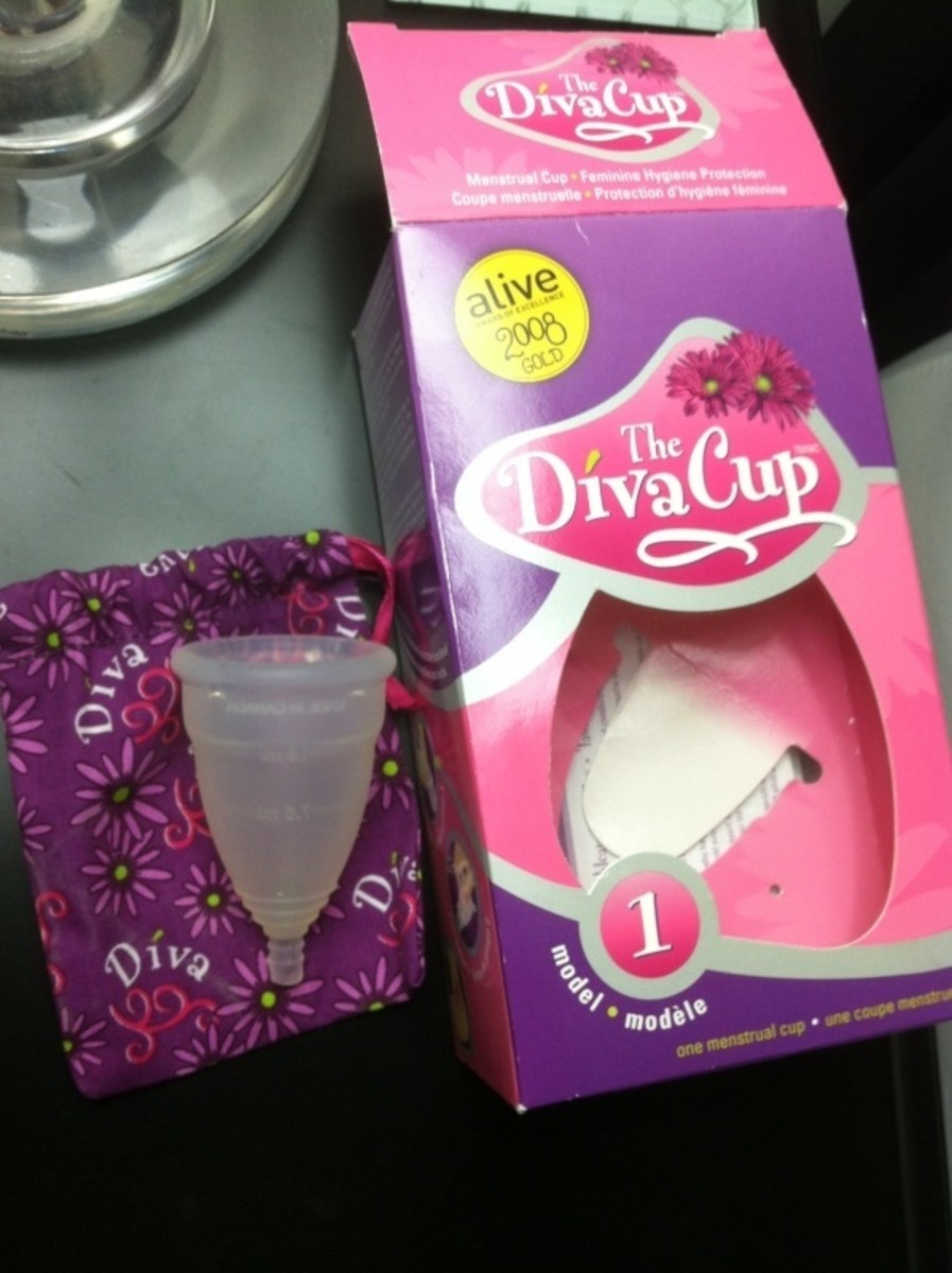 Diva cup packaging