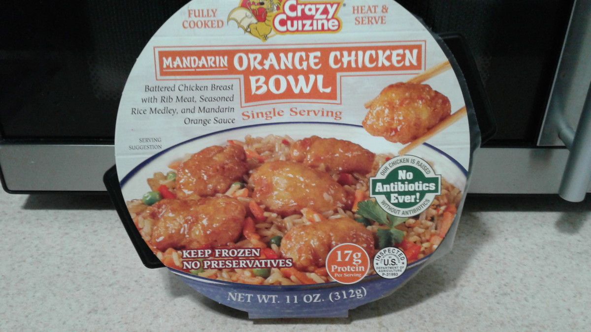 A Review of Crazy Cuizine's Mandarin Orange Chicken Bowl