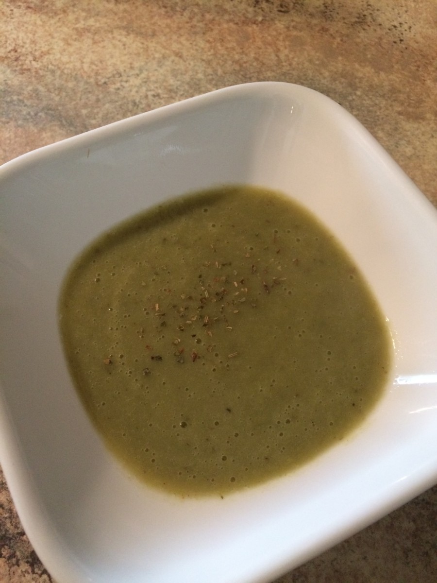 Yummy hot or cold, this asparagus soup has a spicy kick!