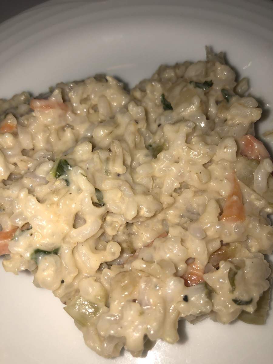 The completed risotto.