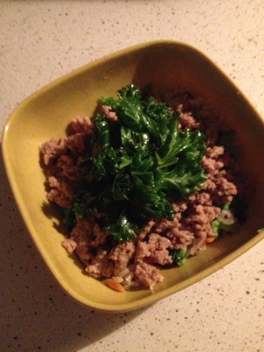 Turkey Kale Rice Bowl: The Easiest, Fastest, Cheapest, Healthiest Meal Ever