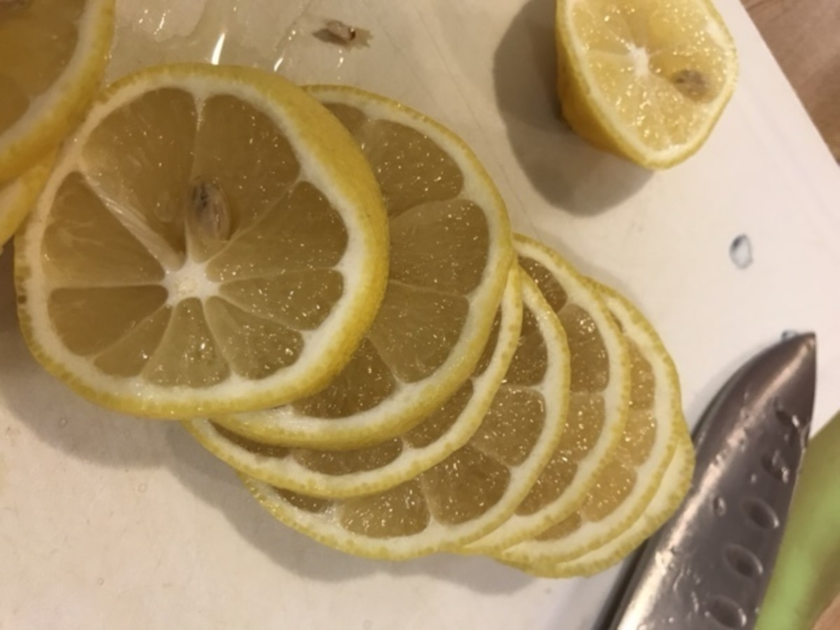 Thin strips are great, but if you cut them too thinly it's too difficult to cut away the white pith - which is very bitter and can ruin the final result.