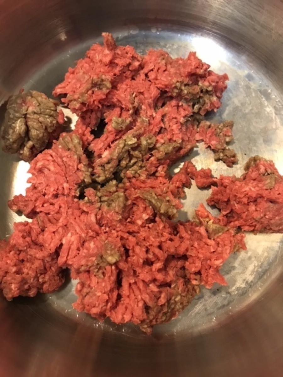 This is the perfect time to use lean ground beef. There are so many additional big flavors that the fat isn't really needed - in fact, can make the final dish greasy. So use leaner ground beef or drain it really well. Or both!