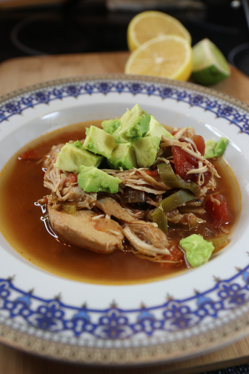 Simple Spicy Southwest Chicken Soup
