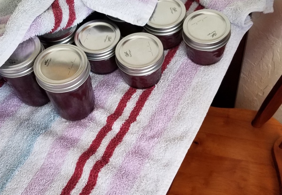 Blueberry Pear Jam With Vanilla and Anise