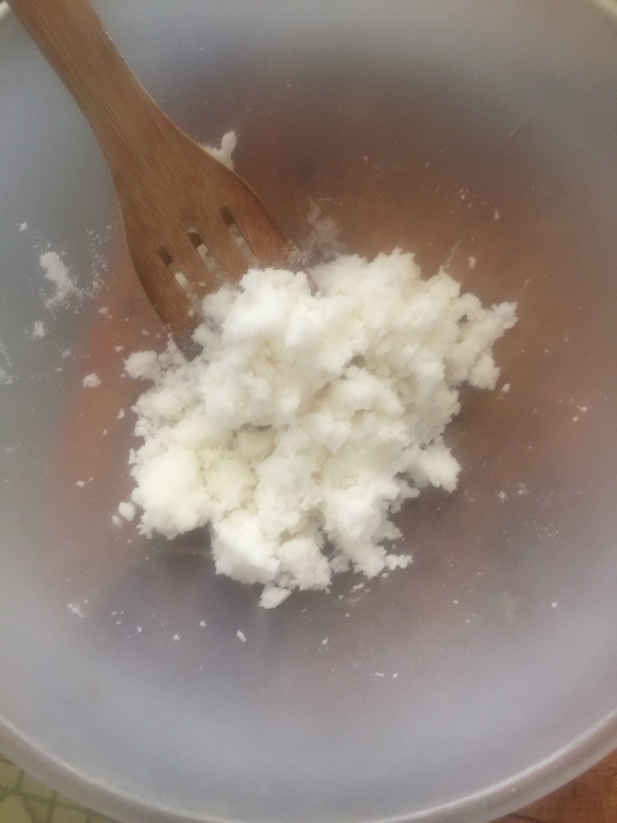 Cream the shortening and the sugar for 3-5 minutes, or until smooth.