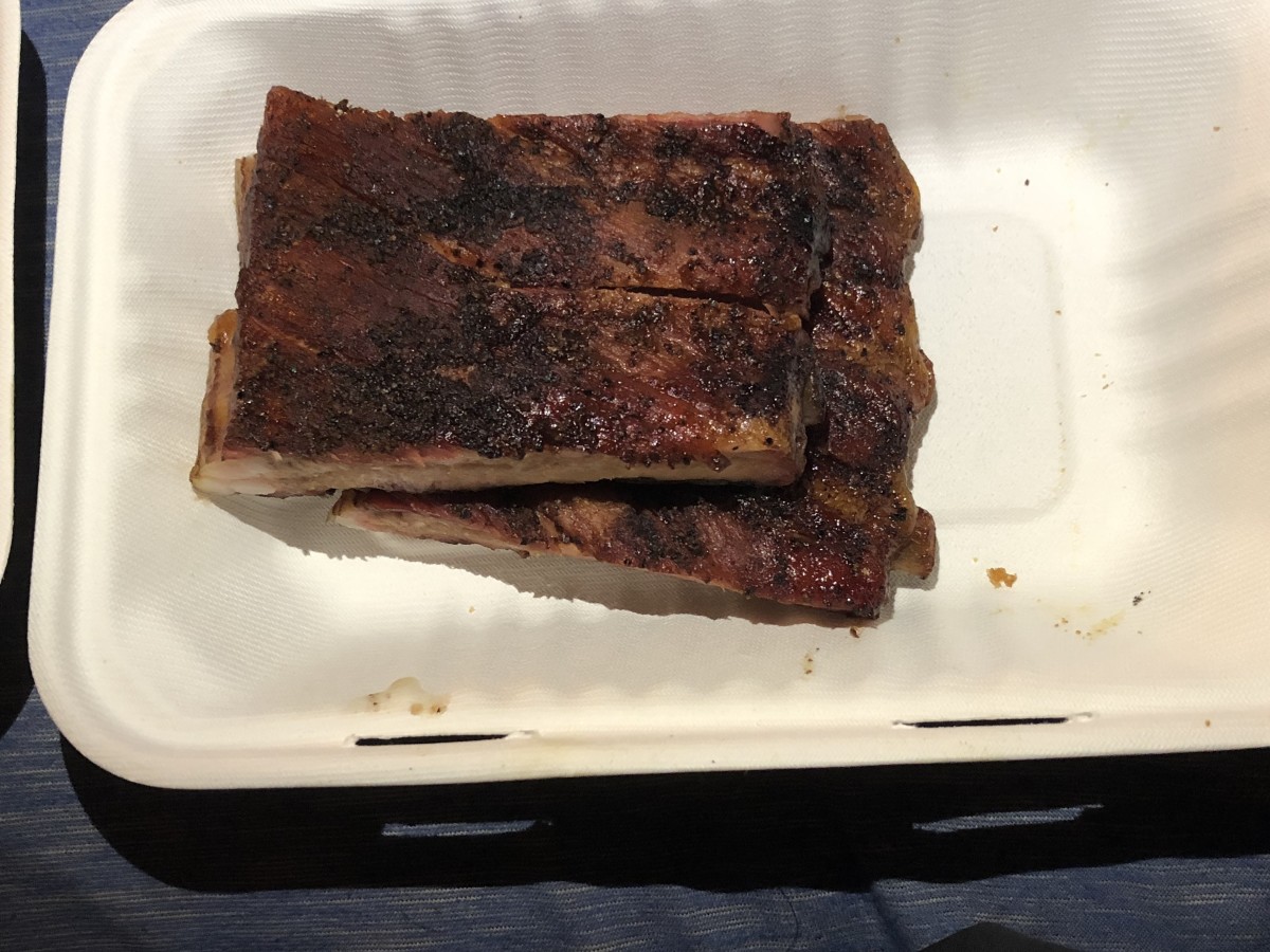 BBQ ribs at Dickey's Barbecure Pit 