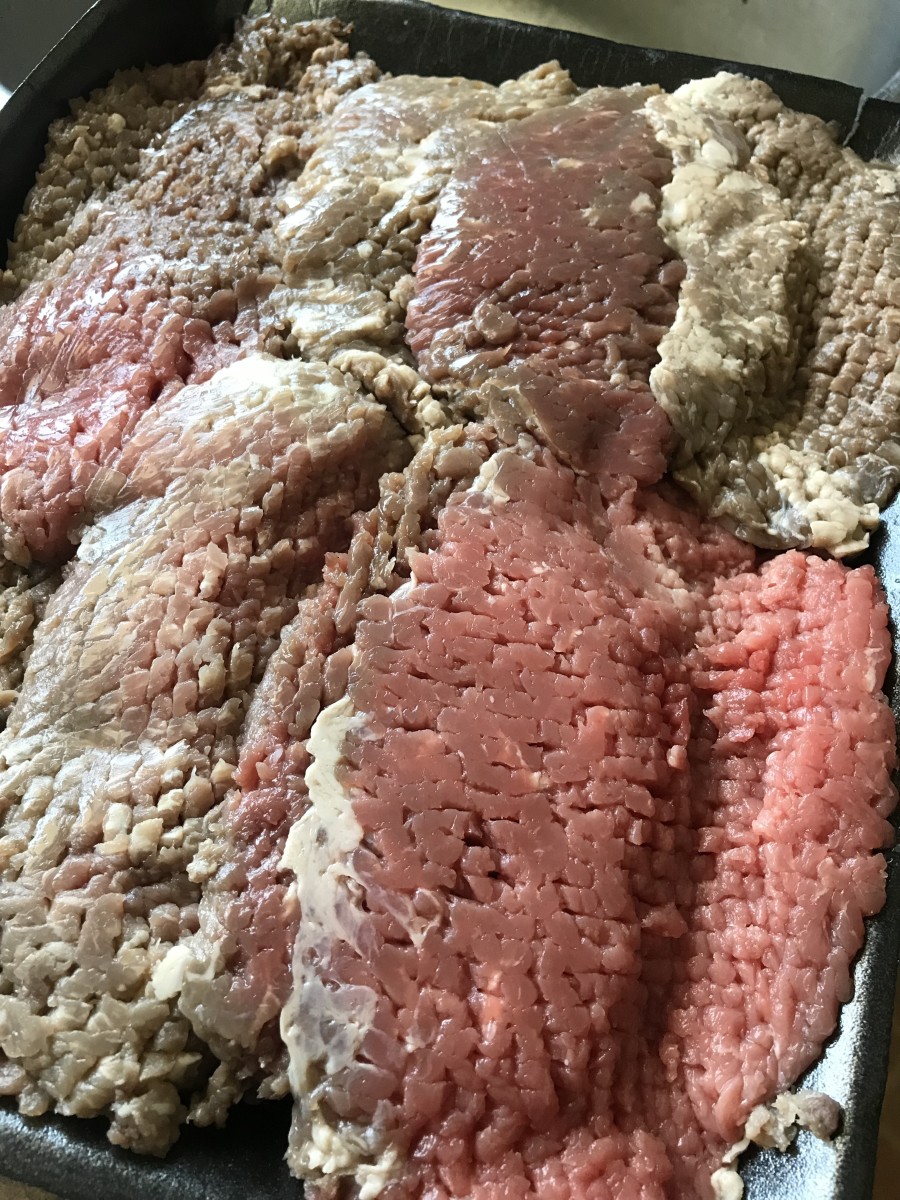 Technically you can use any inexpensive steak, and tenderize it yourself with a mallet. I find the easiest thing to do is to use cubed steak from the grocery store, which has already been run through a tenderizing process to create the classic style.