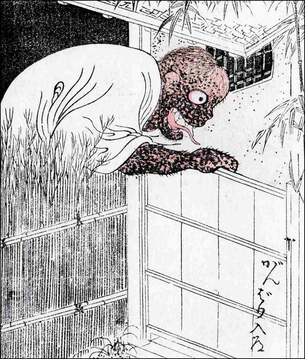 One wonders whether the Kanbari Nyūdō goes “Sukiiiiiii …,” or “I Like It!” when peeping.