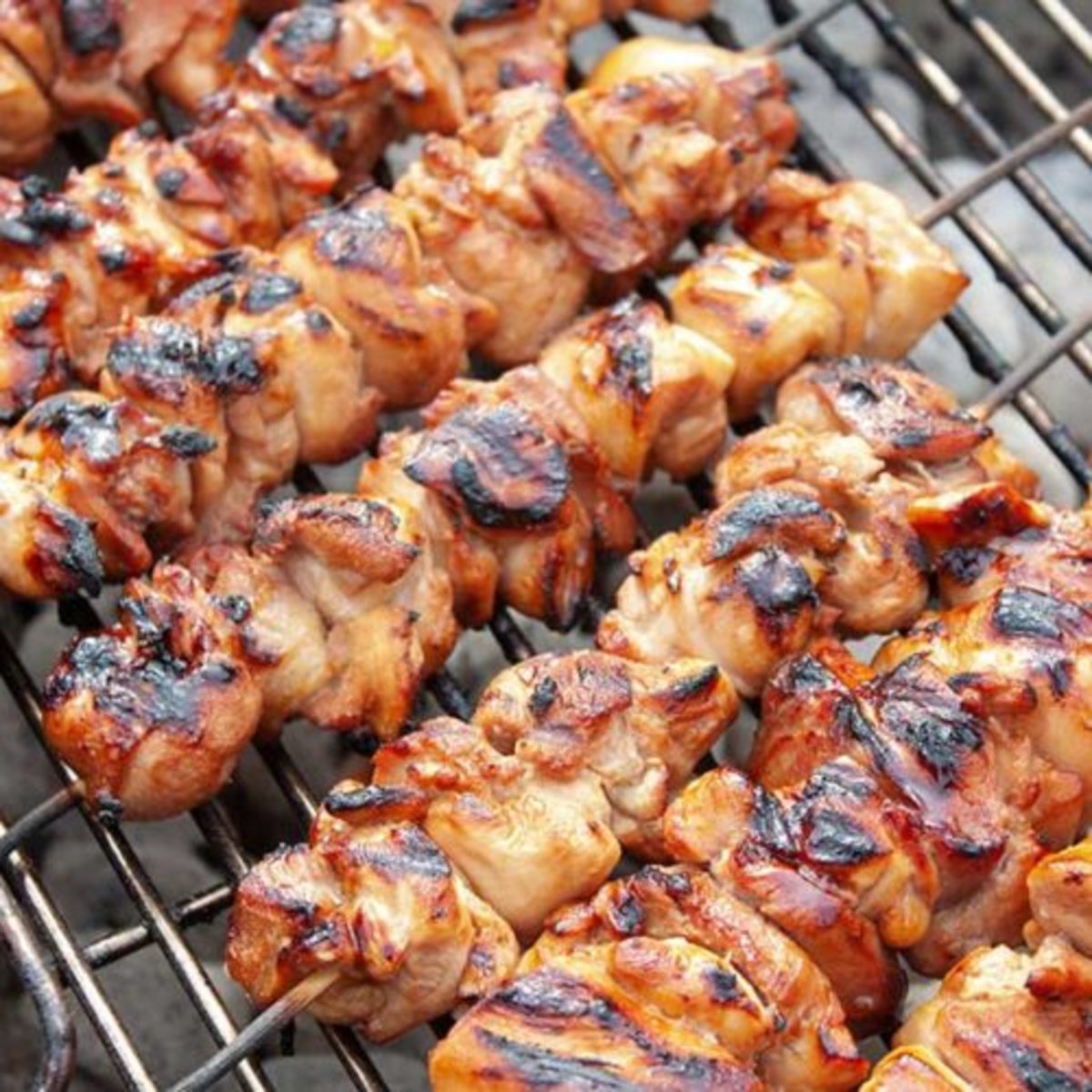 Filipino chicken barbecue skewers