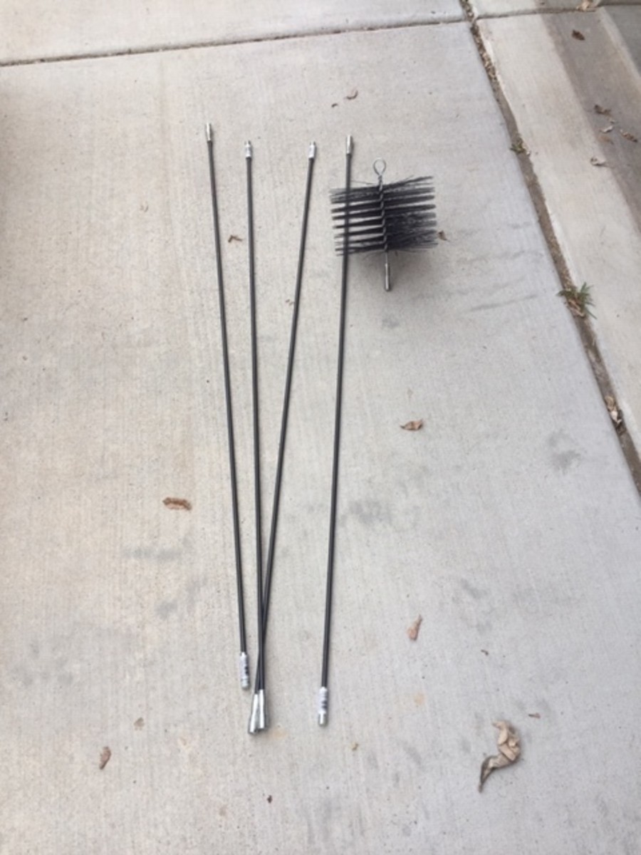 Sweep brush and rod segments
