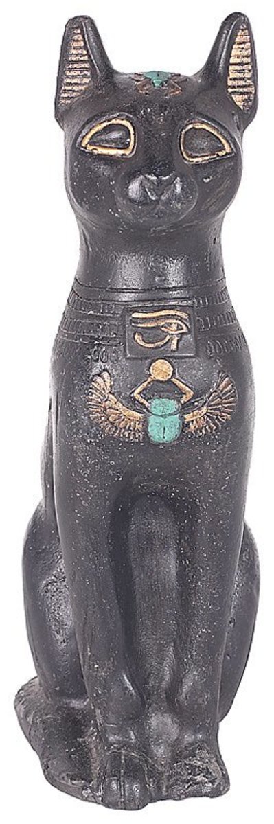 Egyptian Cat Goddess, Bast—a fabulous cat name.