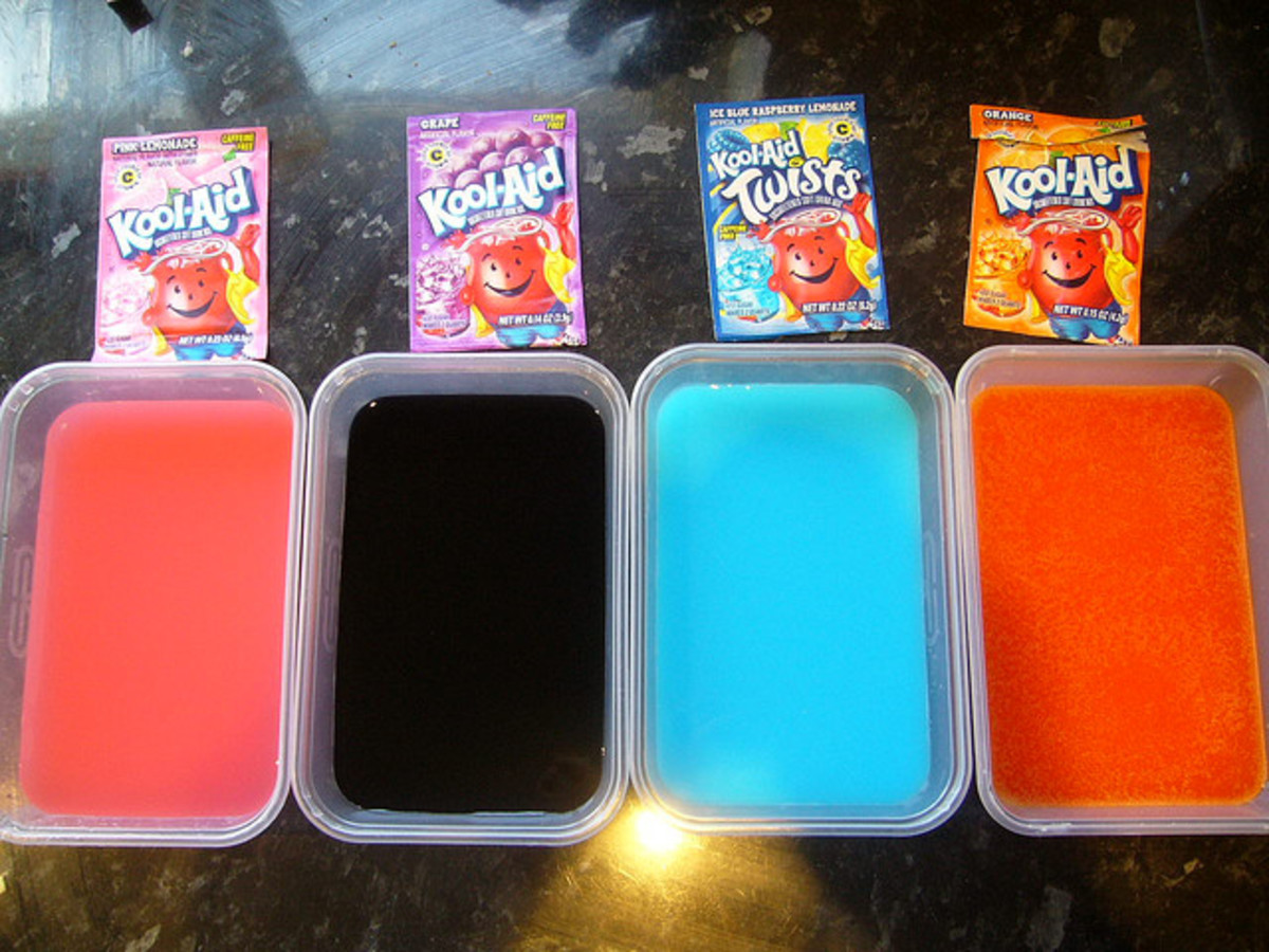 Kool-aid has great colors you can use to dye your dog.
