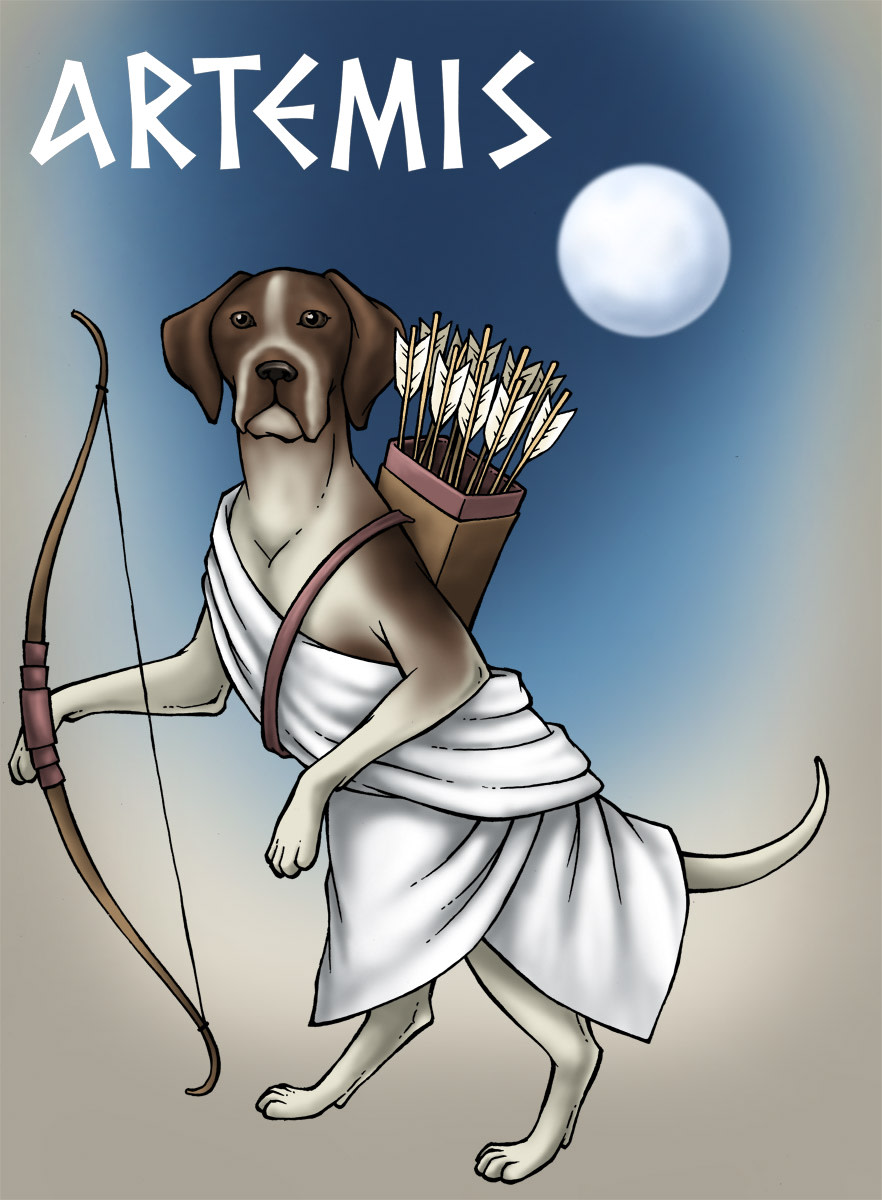 Try the name Artemis for your hunting dog to evoke the goddess of the hunt.