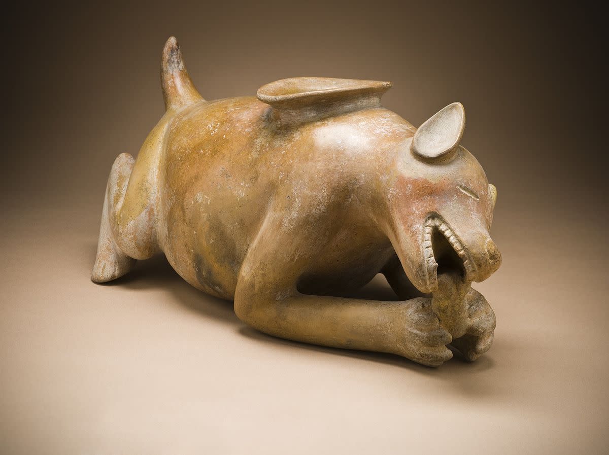 Native American dog vessel, c. 200 BC–500 AD