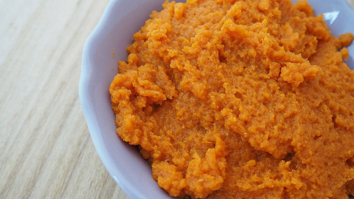 Pumpkin is a good source of fiber and will help bind your dog's stools when they have diarrhea.