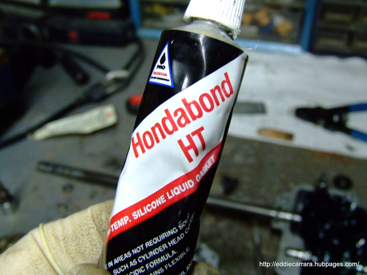 There is no gasket for the case, so you have to use something comparable to Honda bond or Yama bond.