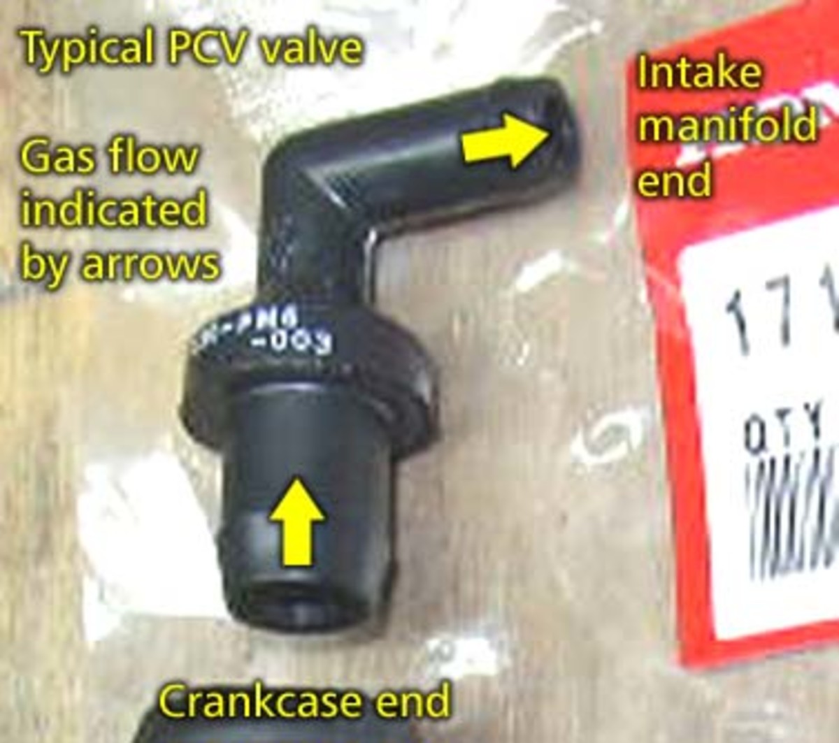 Check the PCV valve and related hoses.