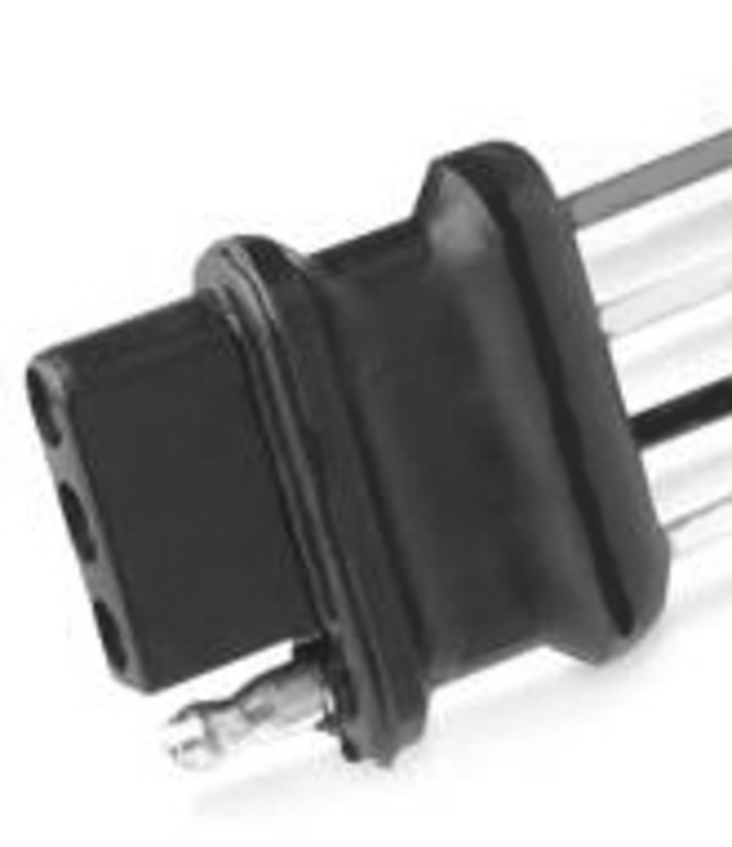 The 4-Pin Connector is the most commonly used towing electrical connector in the USA.