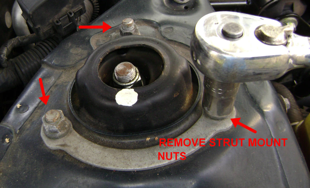 '97'01 Toyota Camry FrontEnd Noise Strut & Strut Mount Replacement