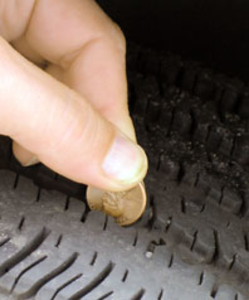 Did you know you can use a penny to test tire treads?