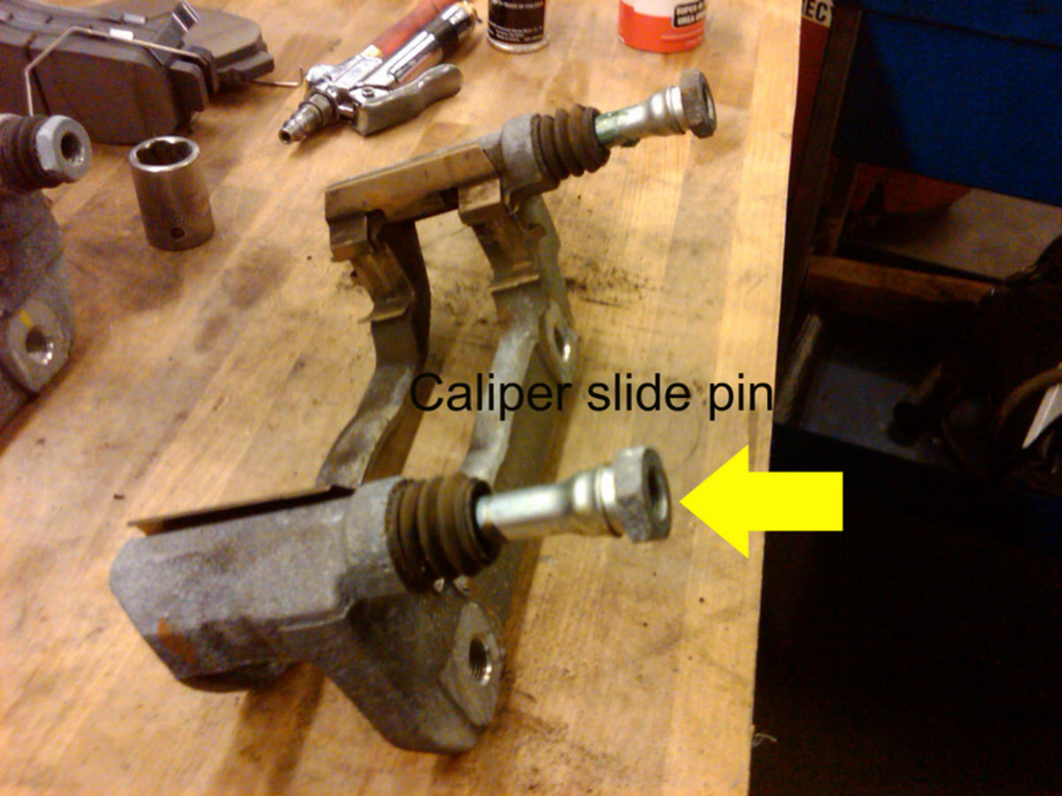 Caliper slide pins need to move freely