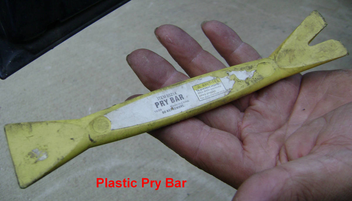 k. Plastic pry bar