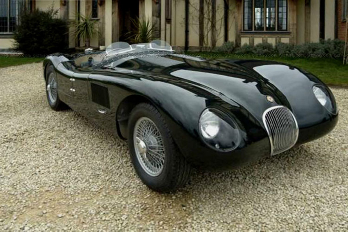 Jaguar C-Type race car