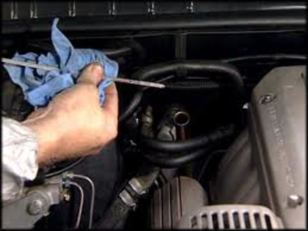 Be sure to check your owner's manual on how to check your transmission fluid. 