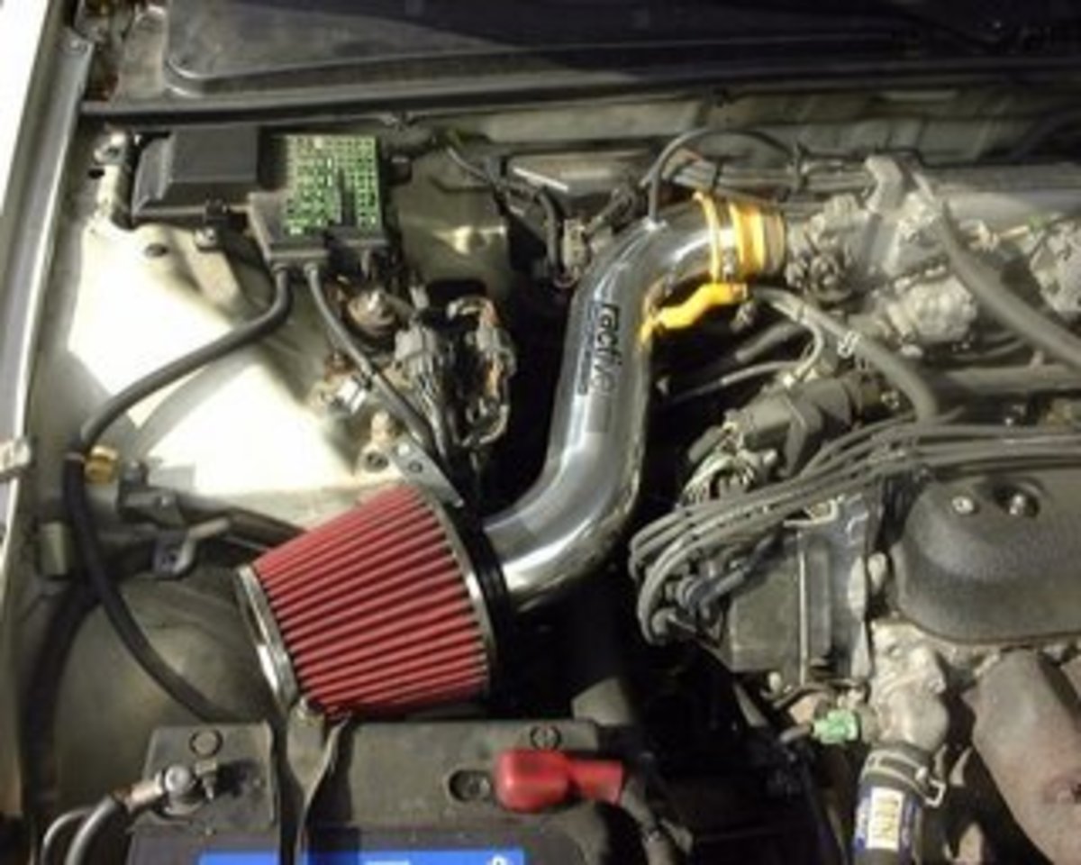 If you have the filter unshielded in the engine bay like this, it sounds great but won't give optimum performance.