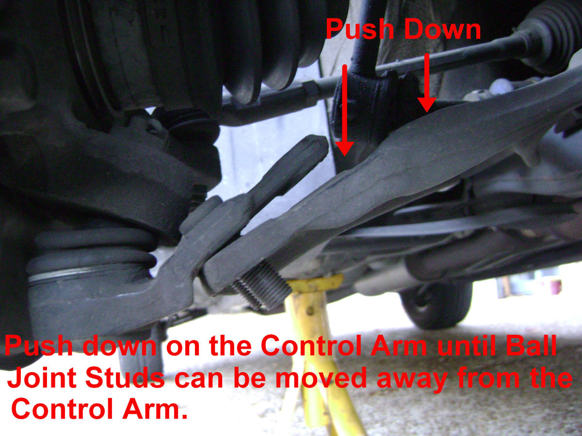 Camry Control Arm / Ball Joint Separation