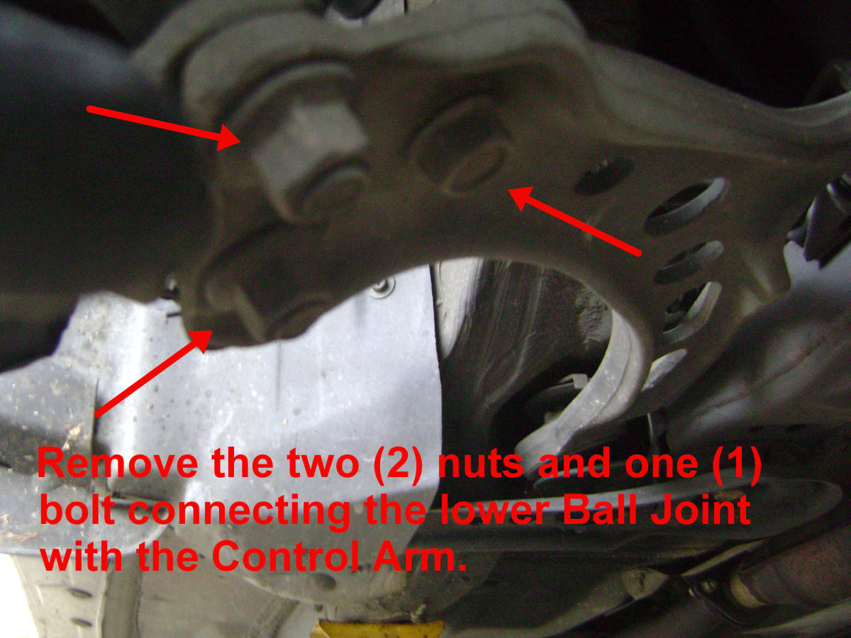 Camry ball joint bolt and nut