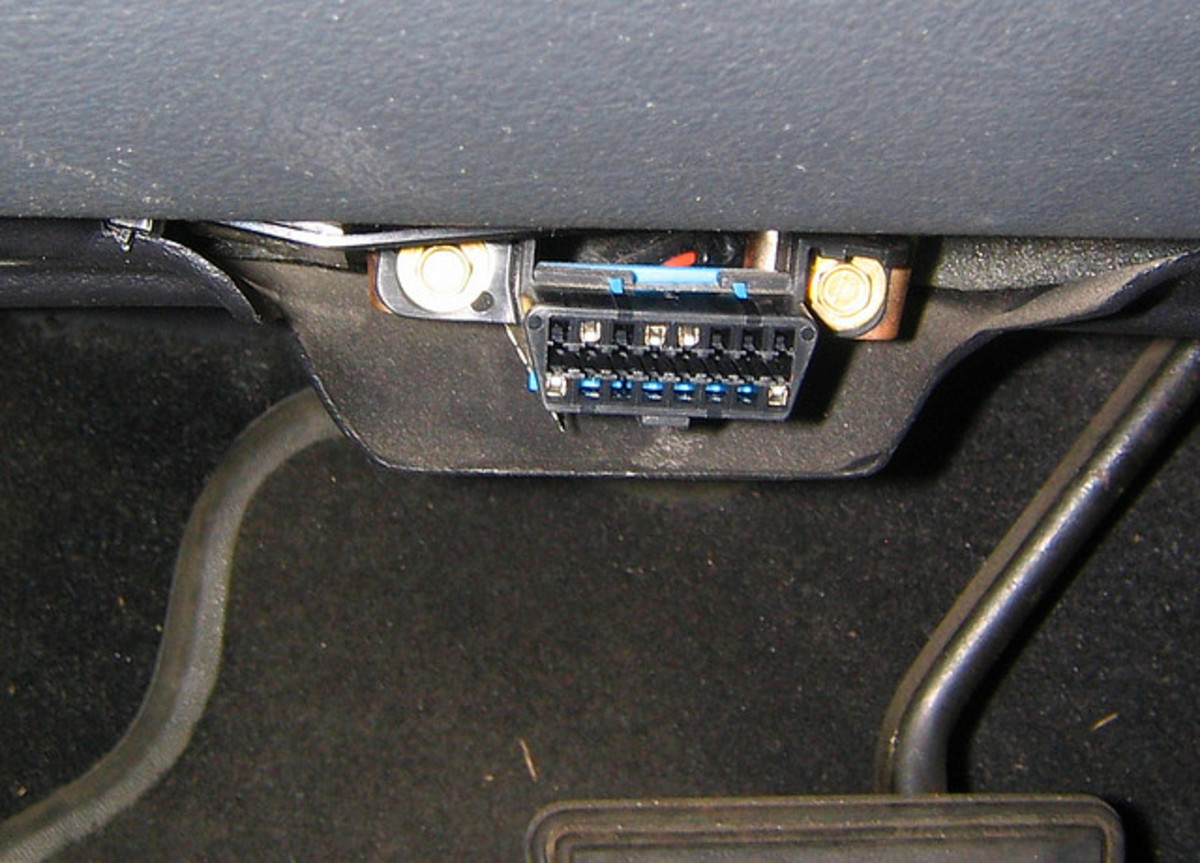 Car's computer data link connector.