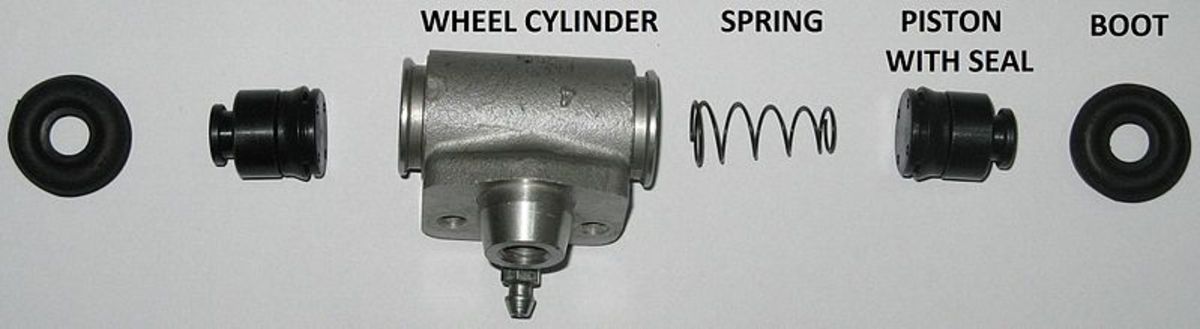 When you repair or replace a wheel cylinder, you can bleed that brake line only.