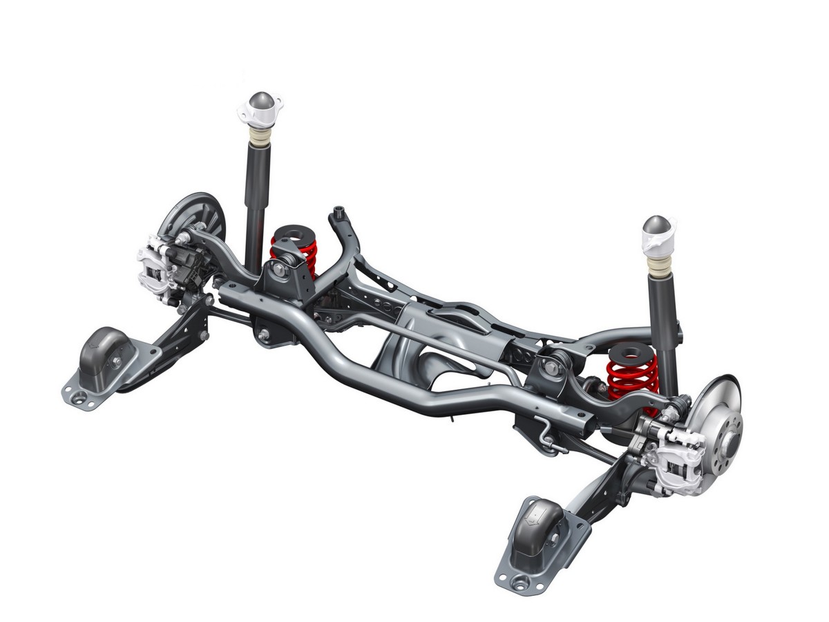 Audi A3 multi-link suspension