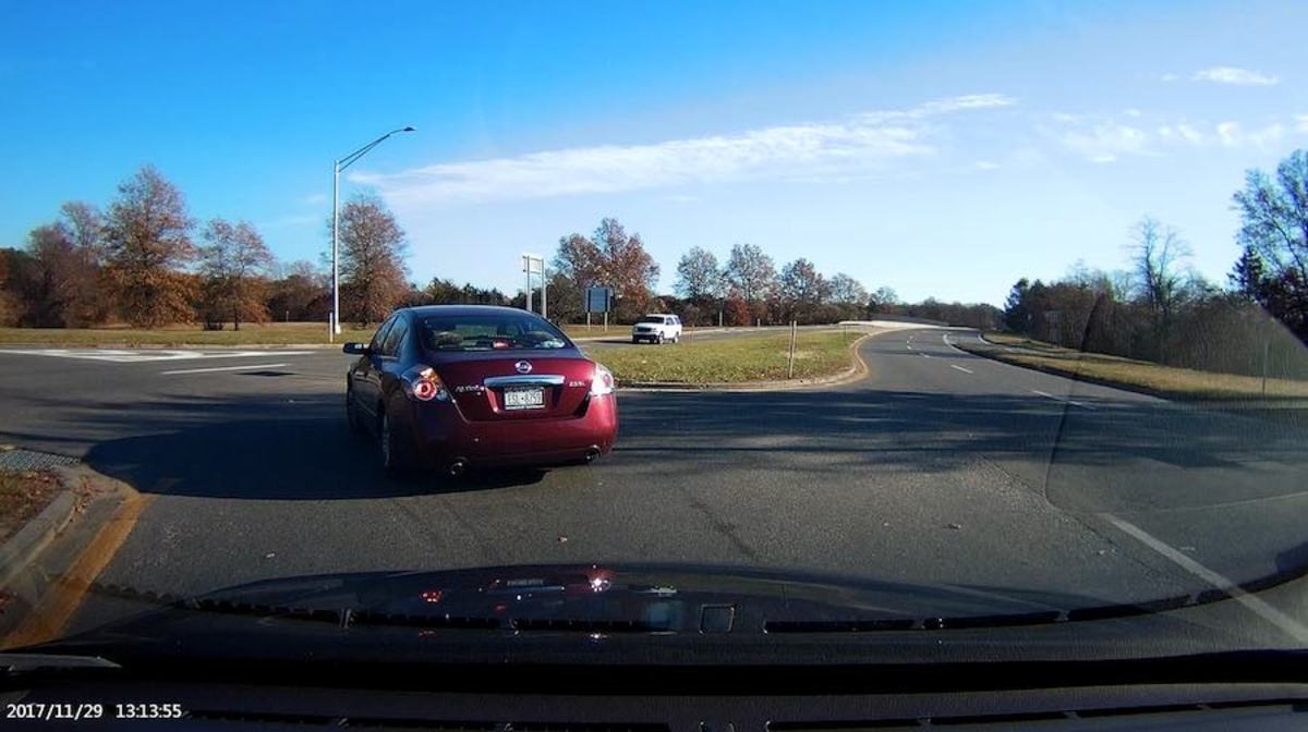 Day-view taken from dashcam video.