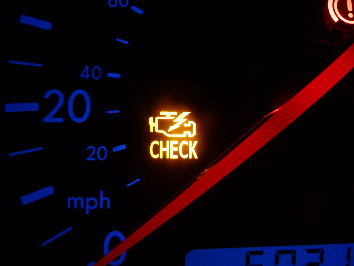 Some vehicle models include a warning light. 