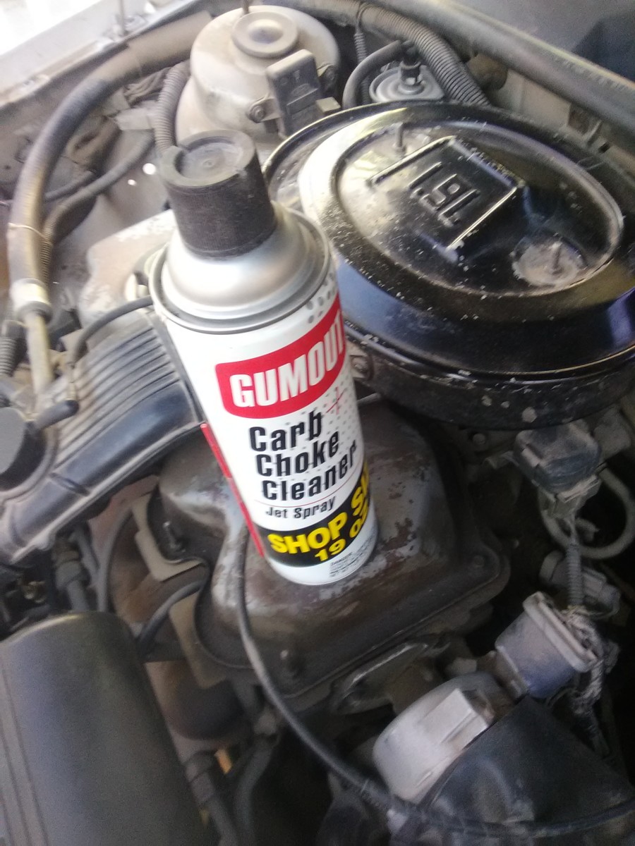 Use carburetor cleaner to remove carbon buildup from IAC valve and throttle body air passages.
