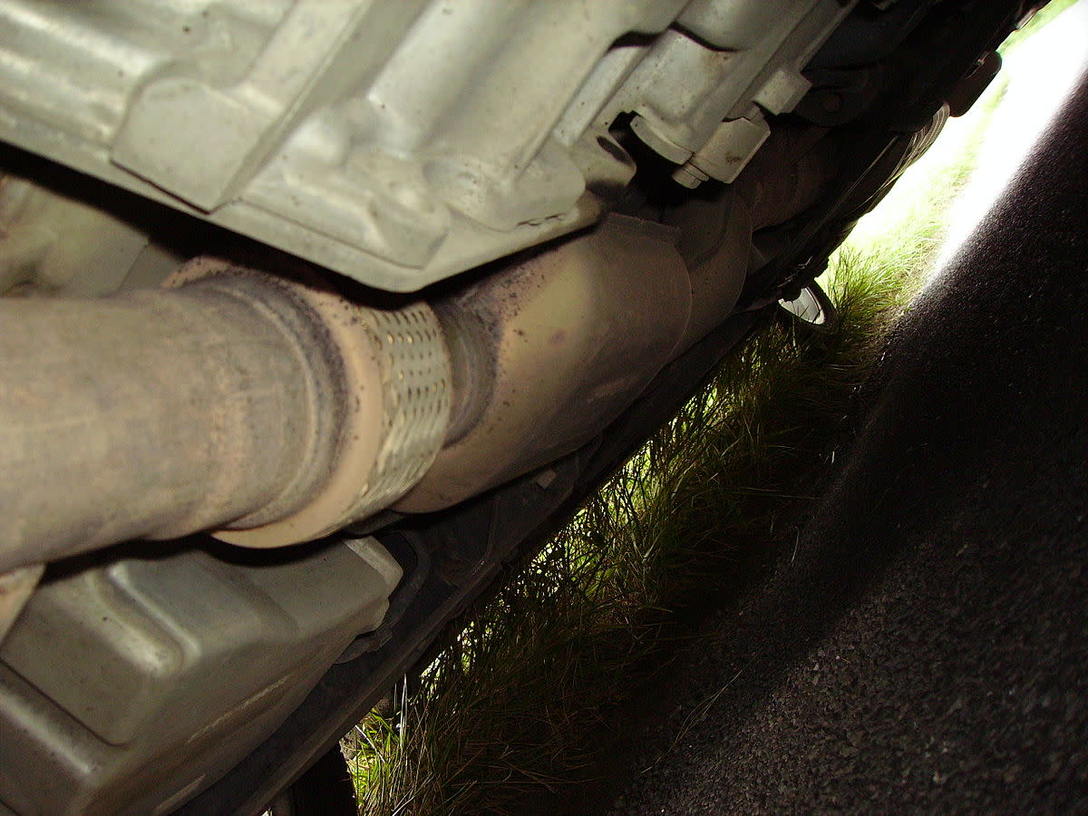 A restricted catalytic converter can also lead to engine surge.
