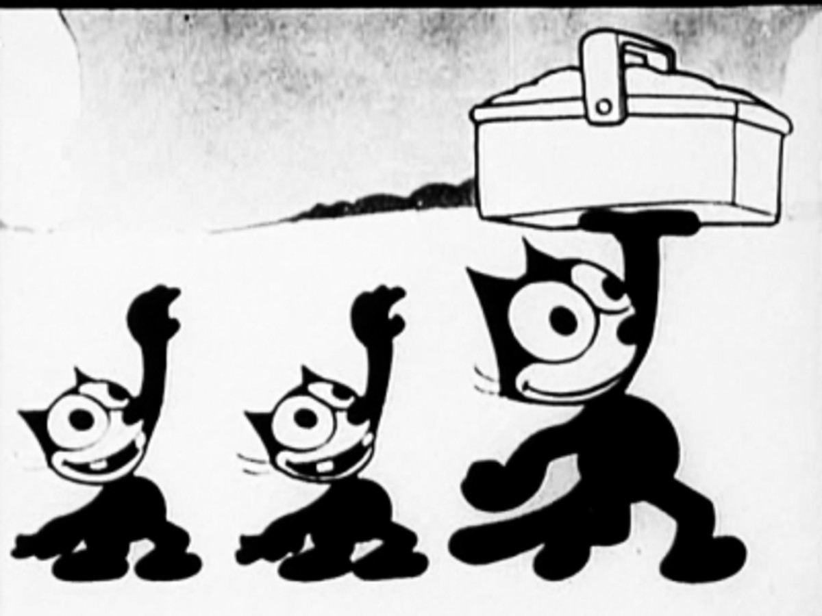 Felix the Cat was one of our first famous cat cartoons.