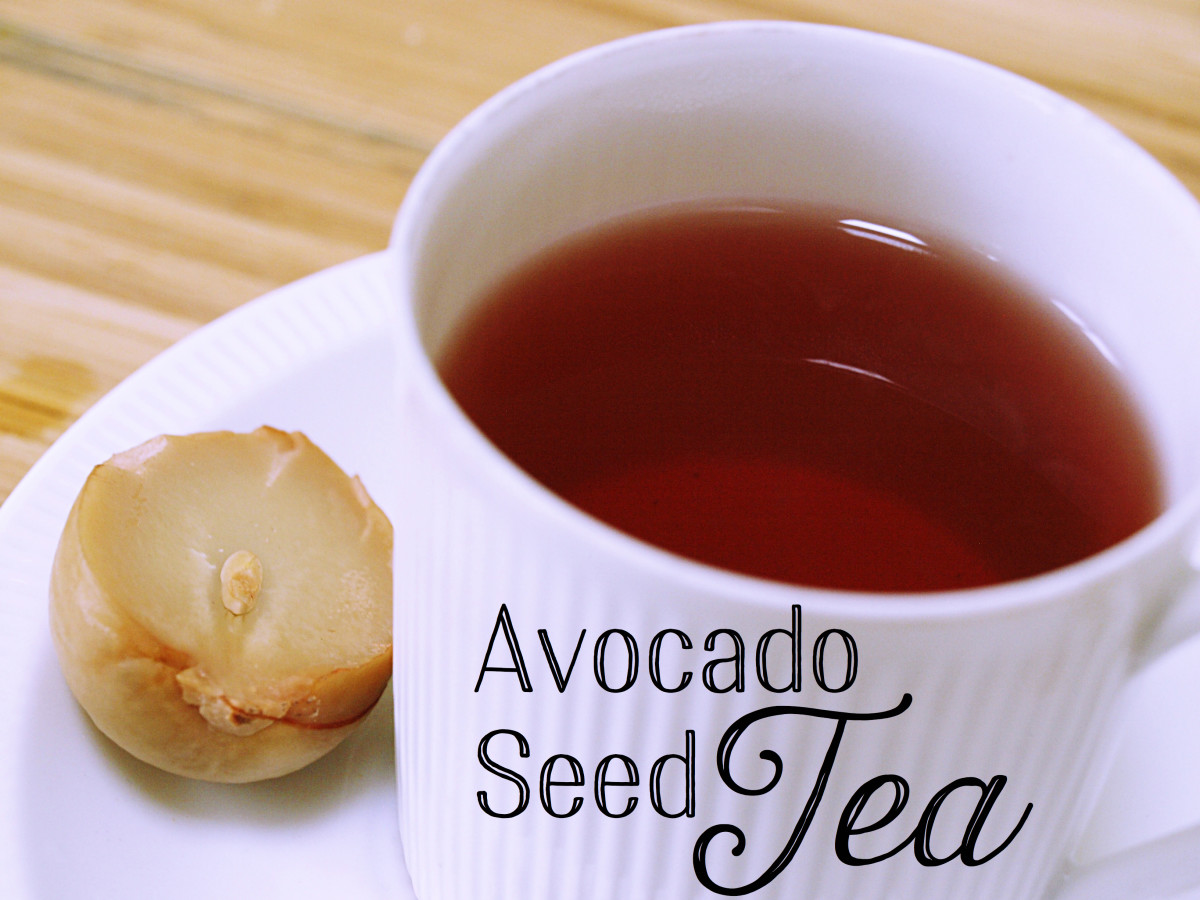 Use avocado seeds for tea. 