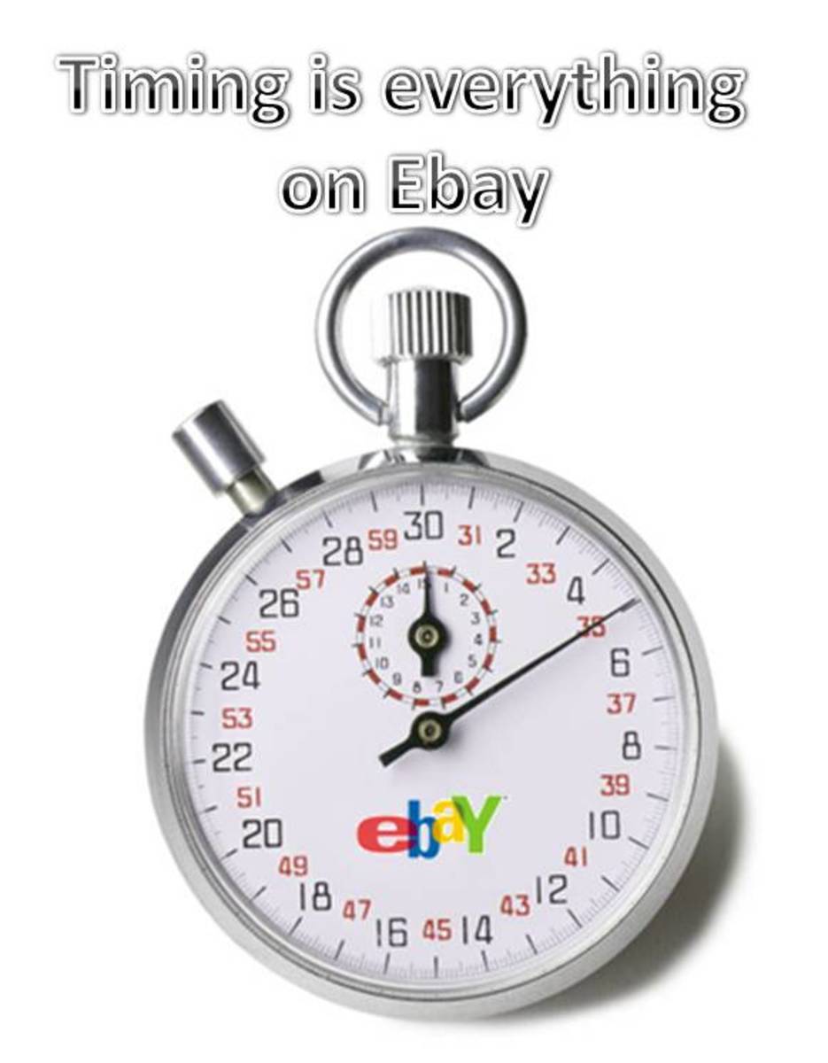 Sell on eBay at the best time of the month.