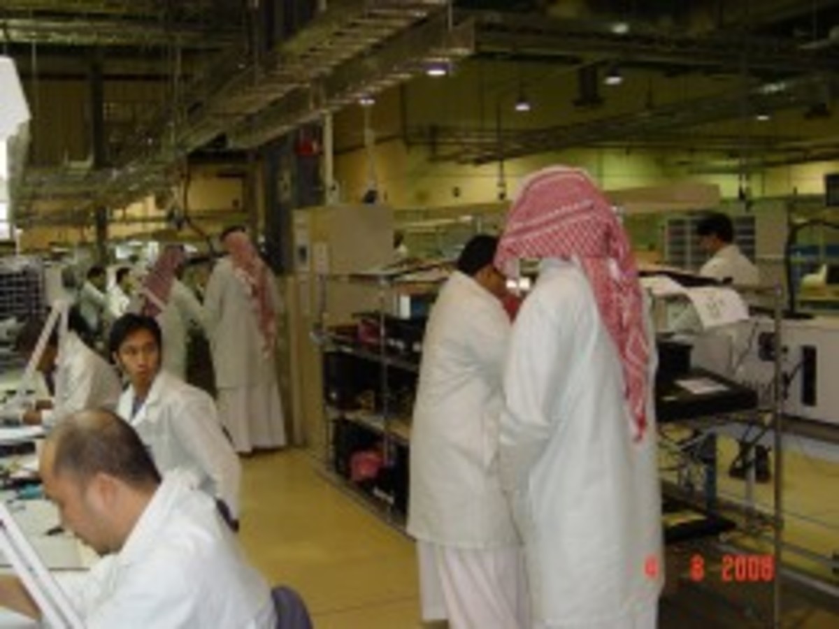 Work in Saudi Arabia