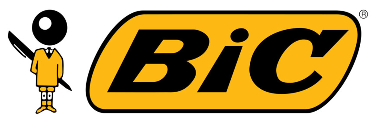 Bic, a great company name and cool logo.
