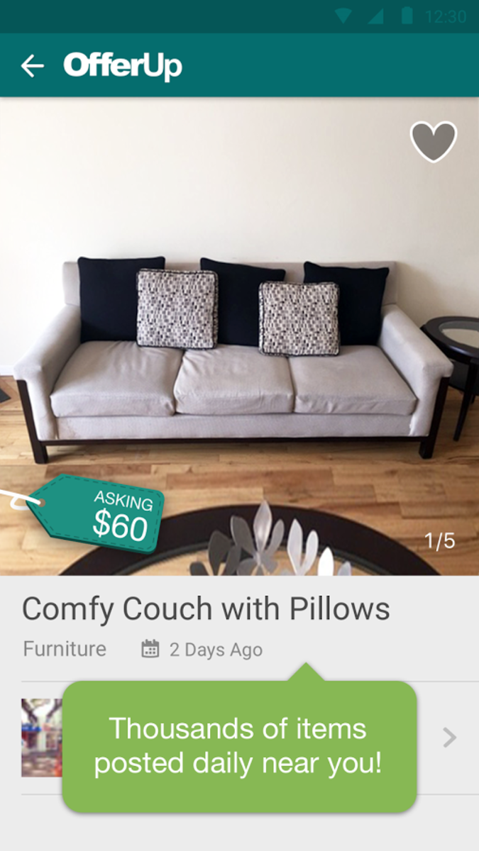 OfferUp Product Page